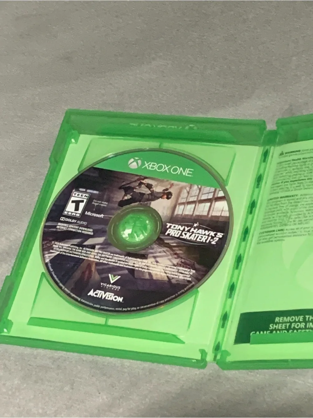 Microsoft Xbox One - Tony Hawk's Pro Skater 1 + 2 (Green Case)
